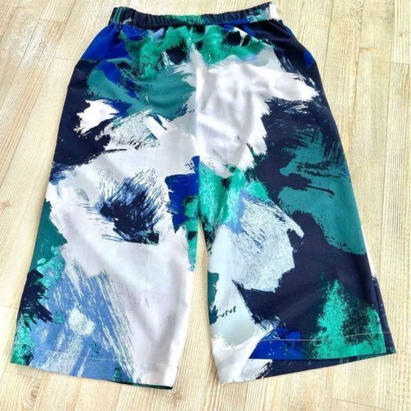 H by Halston Printed Pull On Culotte‎ Pants - Picture 5 of 5